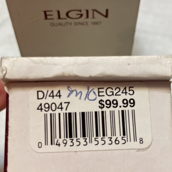 Elgin Gold tone Womens Watch & Rhinestone? Embellishments - Non Working - Picture 8 of 13